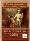Conférence Littérature et Musique: "L'Opera mozartien et le théâtre français"