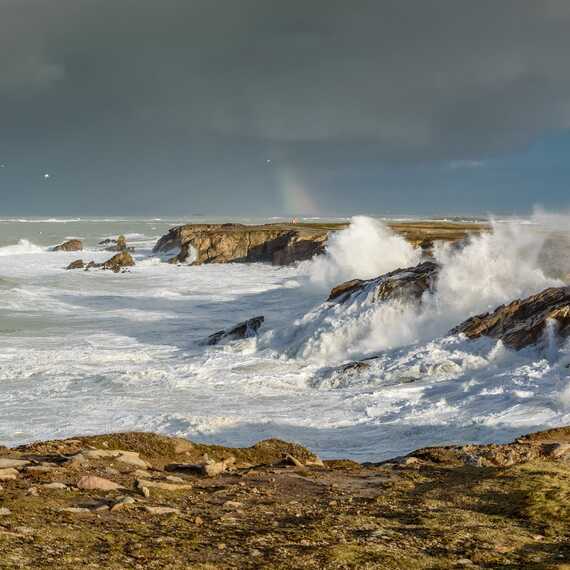 Côte sauvage grandes marées