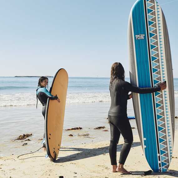 Surf entre copines à Saint Pierre Quiberon