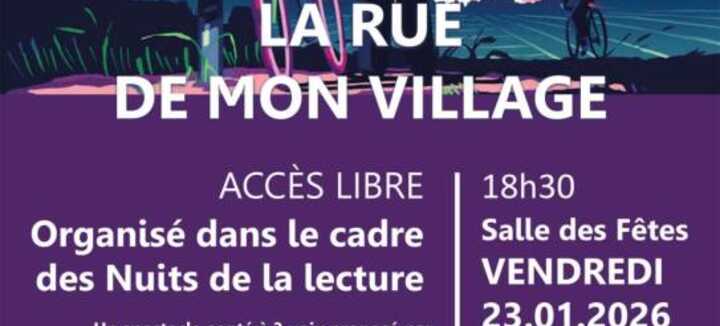 Spectacle conté - La rue de mon village