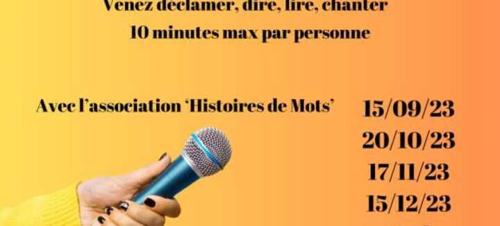 Palcoscenico aperto con l'associazione "Histoire de mots" Palcoscenico aperto con l'associazione "Histoire de mots"