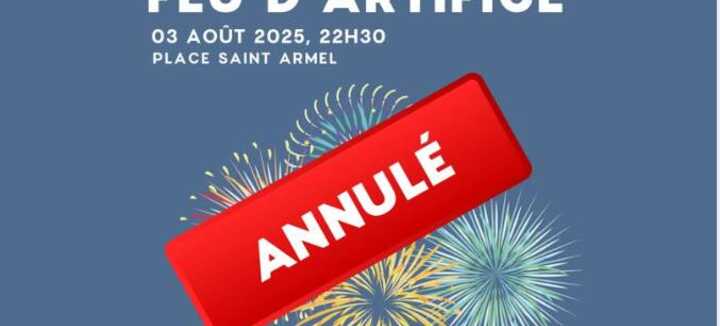 ANNULE : Feu d'Artifice ANNULE : Feu d'Artifice