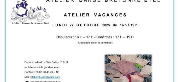 Atelier de danse bretonne