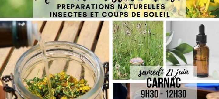 Atelier « Mon herboristerie d’été » Atelier « Mon herboristerie d’été »