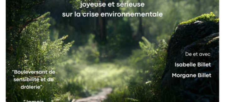 Le sujet: Conférence-spectacle sur la crise environnementale Le sujet: Conférence-spectacle sur la crise environnementale
