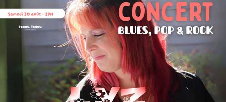 Concert par Lyz (rock, blues) Tchou Tchou Quiberon Concert par Lyz (rock, blues) Tchou Tchou Quiberon