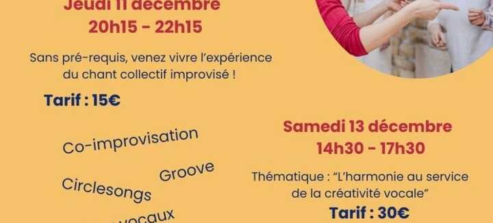 Ateliers de chant improvisé