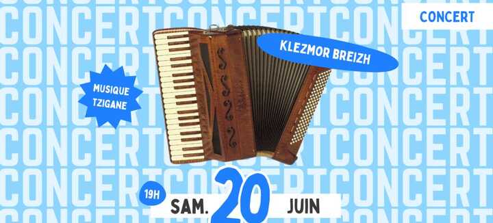 Concert par Klezmor Breizh (musique tzigane) Tchou Tchou - Quiberon
