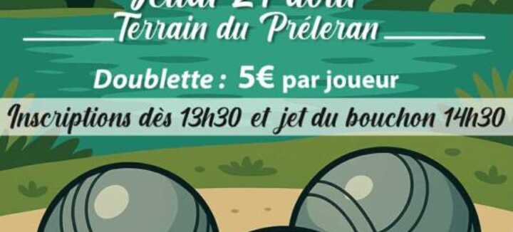 Concours de pétanque