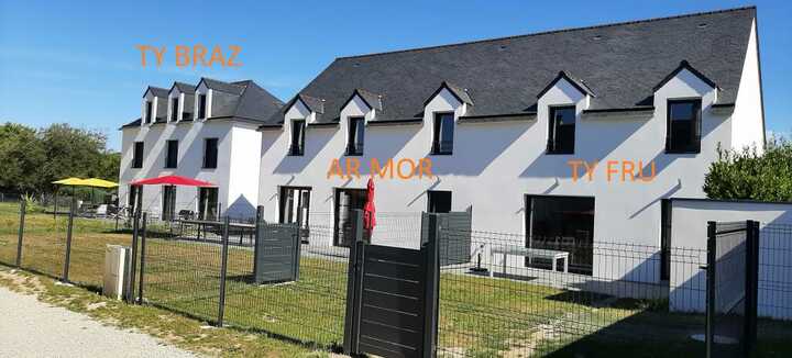 Gîte Ar Mor - Casa per 13 persone a 300m dalla Baia