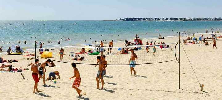 La grande spiaggia di Carnac La grande spiaggia di Carnac