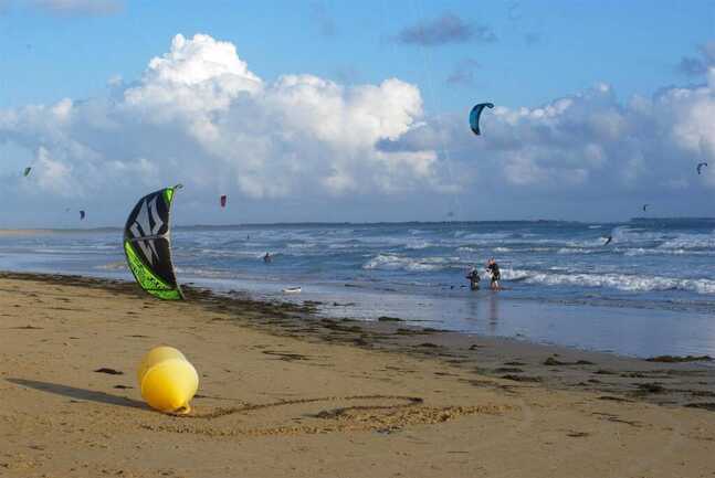 Plage de Kerhillio - Kite-surf