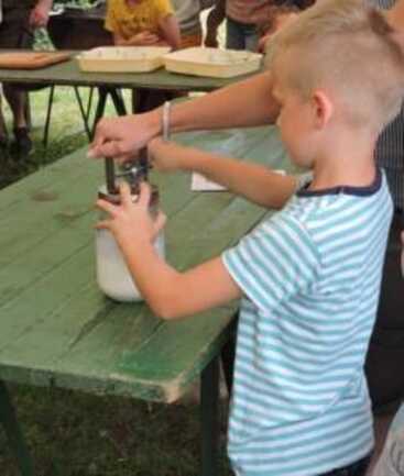 Atelier fabriquez votre beurre