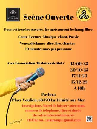 Scène ouverte avec l'association "Histoire de mots"
