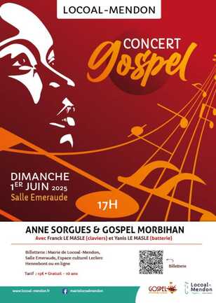 Affiche A4 concert gospel 010625