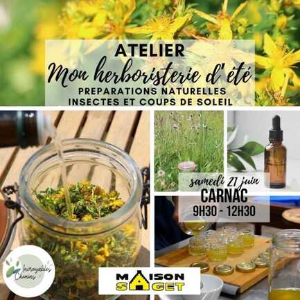 Atelier « Mon herboristerie d’été »