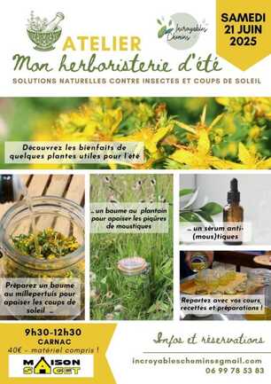 Atelier « Mon herboristerie d’été »