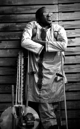 Cheick Tidiane Dia, virtuose de la kora.