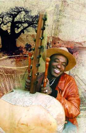 Cheick Tidiane Dia, virtuose de la kora.