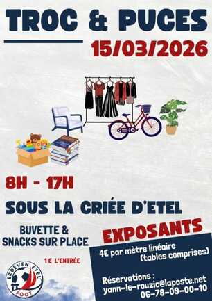 Troc et puces affiche