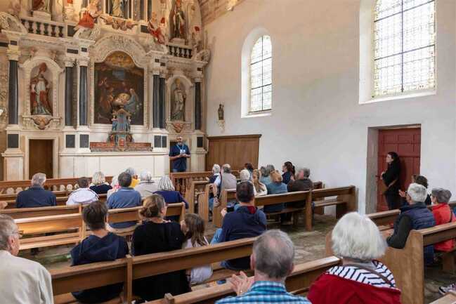 Visite et retable chapelle Saint-Quirin