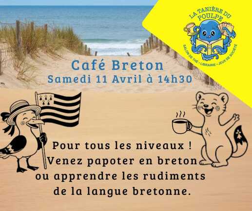 Affiche Café Breton