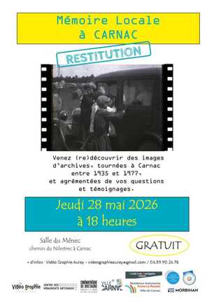 affiche Carnac RESTITUTION 28-05-2026