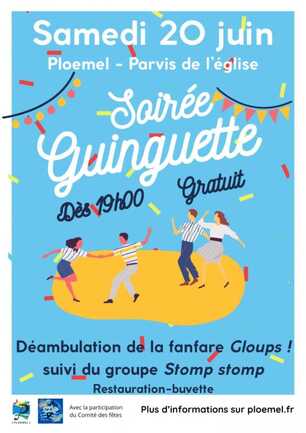 affiche guinguette ploemel