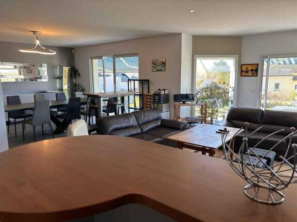 Location Tyb Lofficial - Cuisine et Salon - Erdeven-Morbihan Bretagne sud