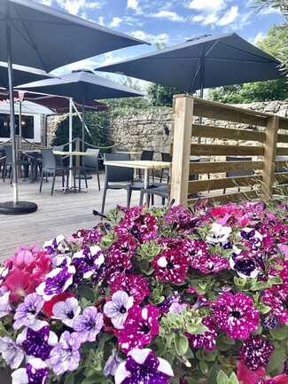 Terrasse Rose trémière