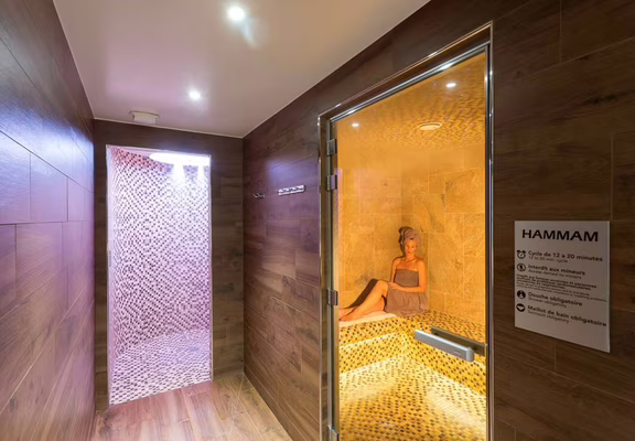 Espace bien-être du Tumulus Hammam/Douche expérience