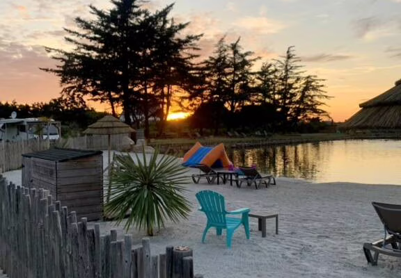 Bassin - Coucher de soleil